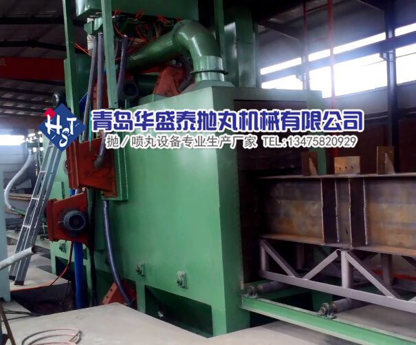 Q698型钢抛丸机安装于石家庄深泽县 Q698型钢抛丸机安装于石家庄深泽县