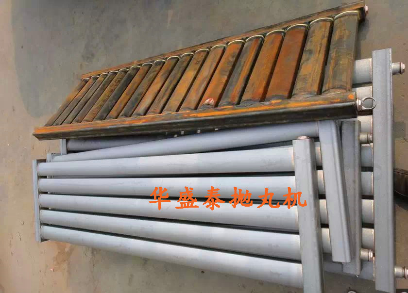 暖气片抛丸机施工现场 暖气片抛丸机施工现场