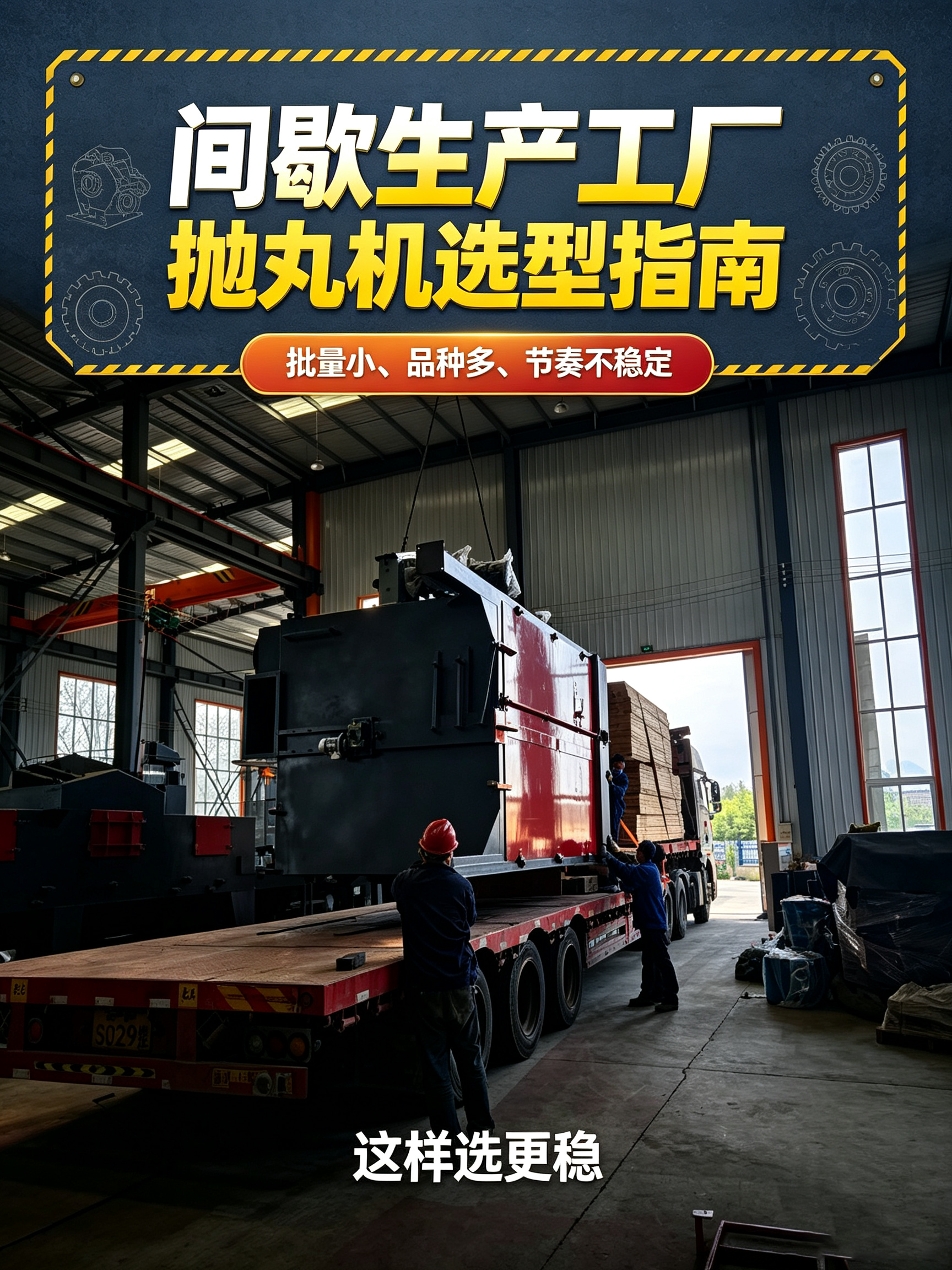 间歇生产工厂｜抛丸机选型指南 .png