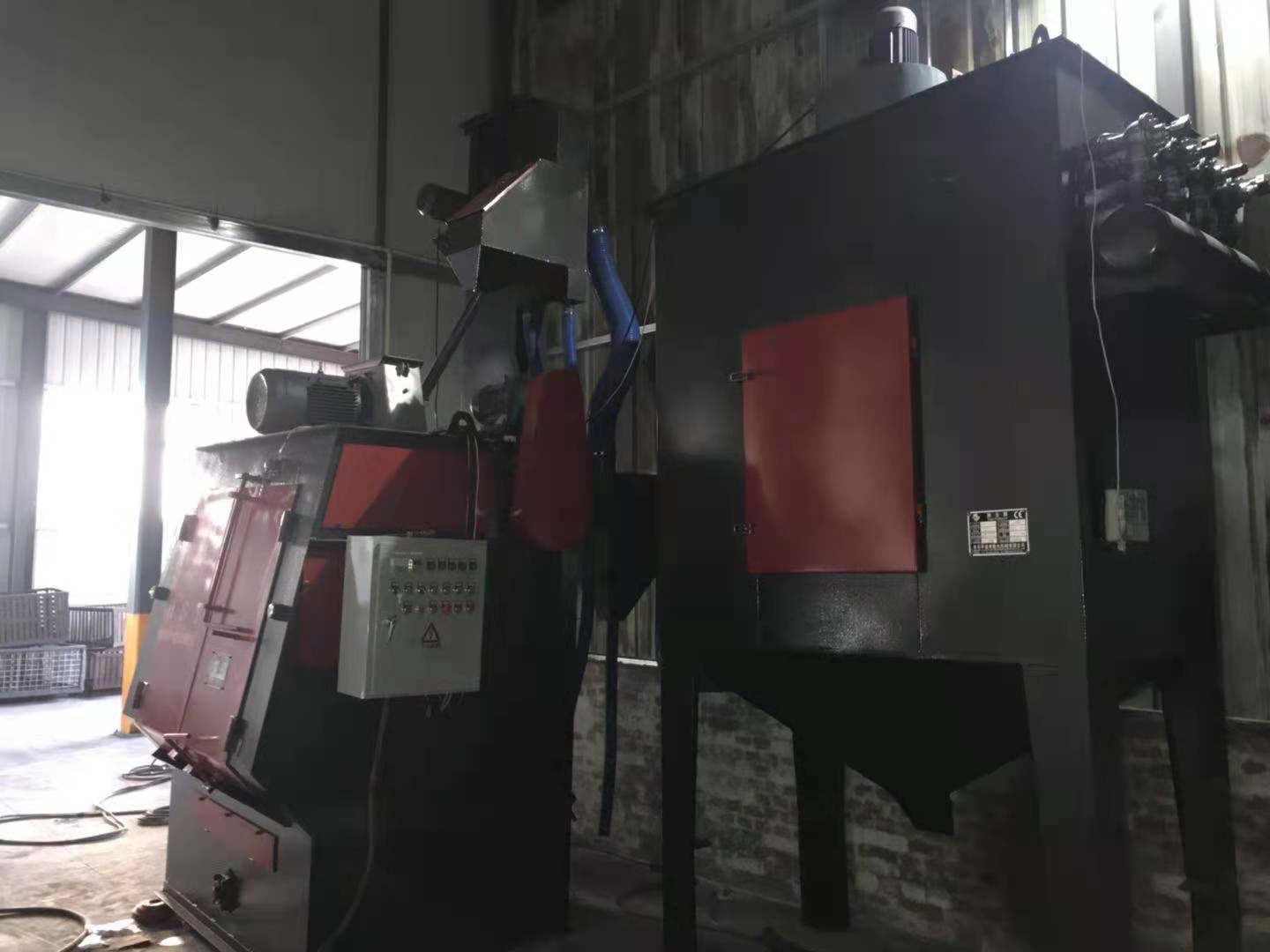 抛丸打砂机工作原理_转台抛丸打砂机_转台式抛丸机